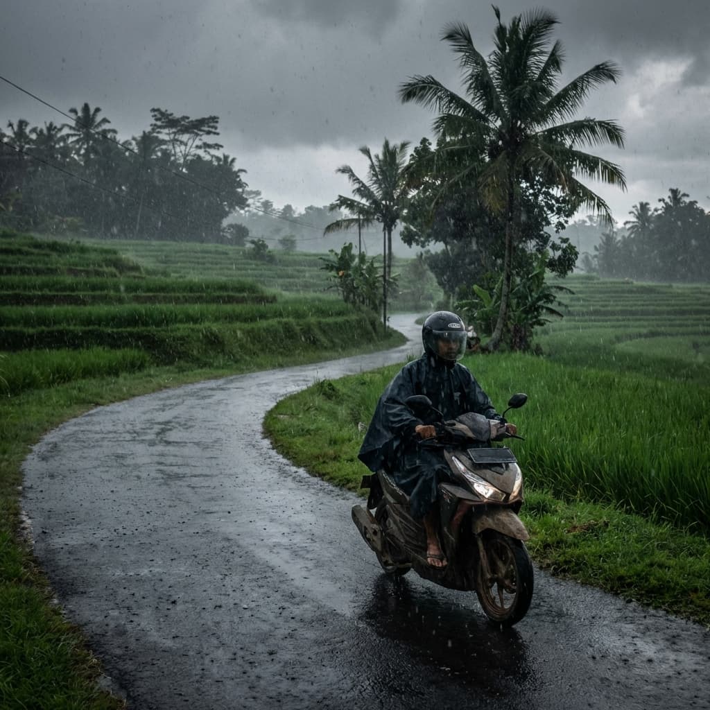 Riding in Bali's Rainy Season: What You Need to Know